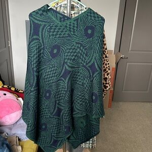 Green Patterned Women's Skirt